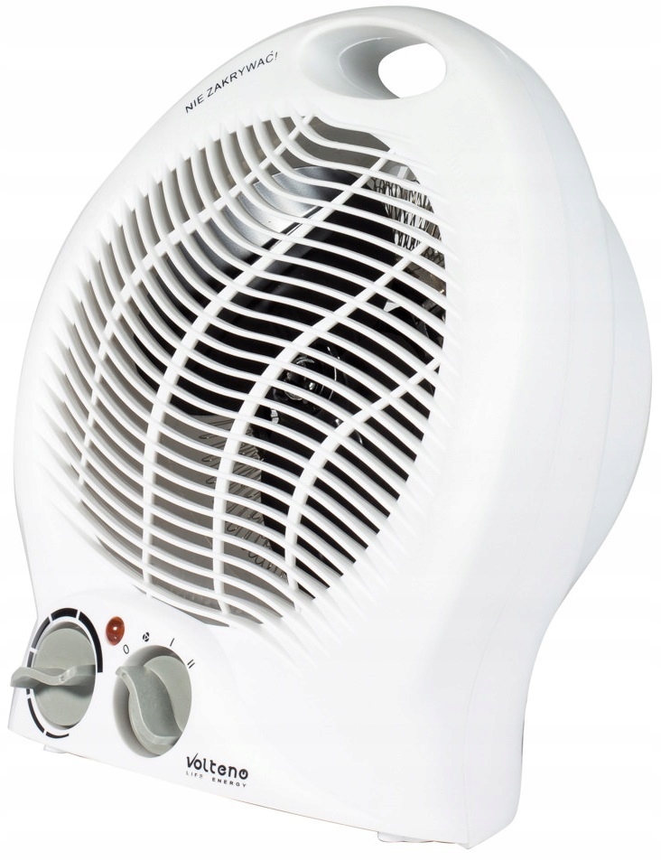 Biely ventilátor Volteno 2000 W
